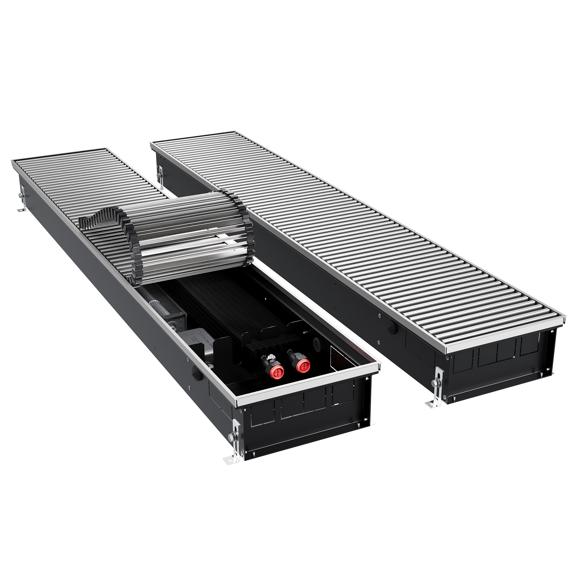 Конвектор внутрипольный Royal Thermo ATRIUM TURBO-110/250/1400-DG-U-NA