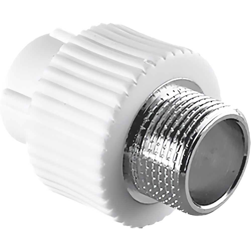 Муфта TEBO бел. PP-R комбинированная 20х3/4" НР (20/180), арт. 030023603