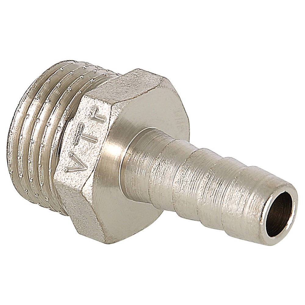 Штуцер (елочка) НР наружная резьба d 1/2" х 16 латунь (Valtec VT 650) уп 10 шт