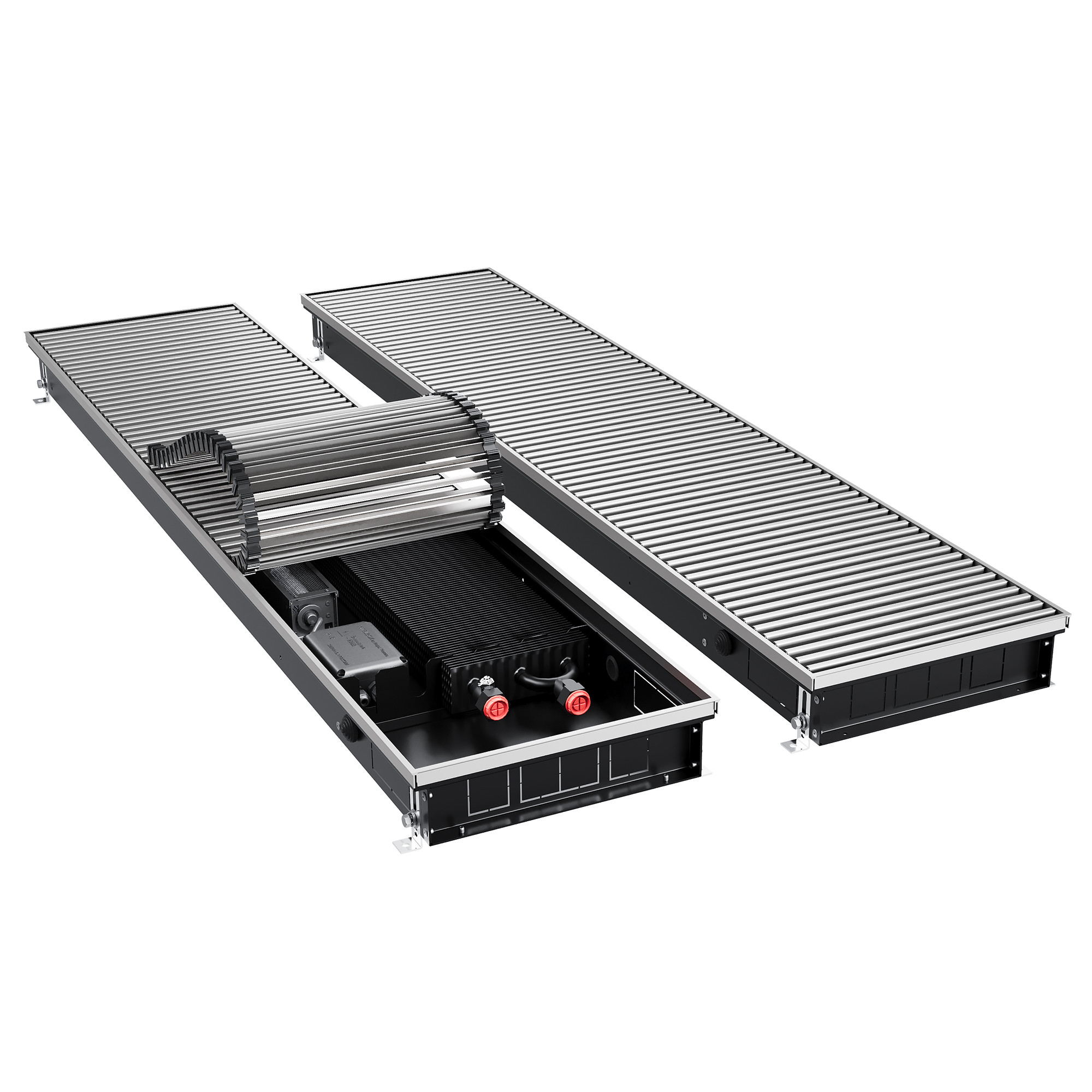 Конвектор внутрипольный Royal Thermo ATRIUM TURBO-80/300/2100-DG-U-NA