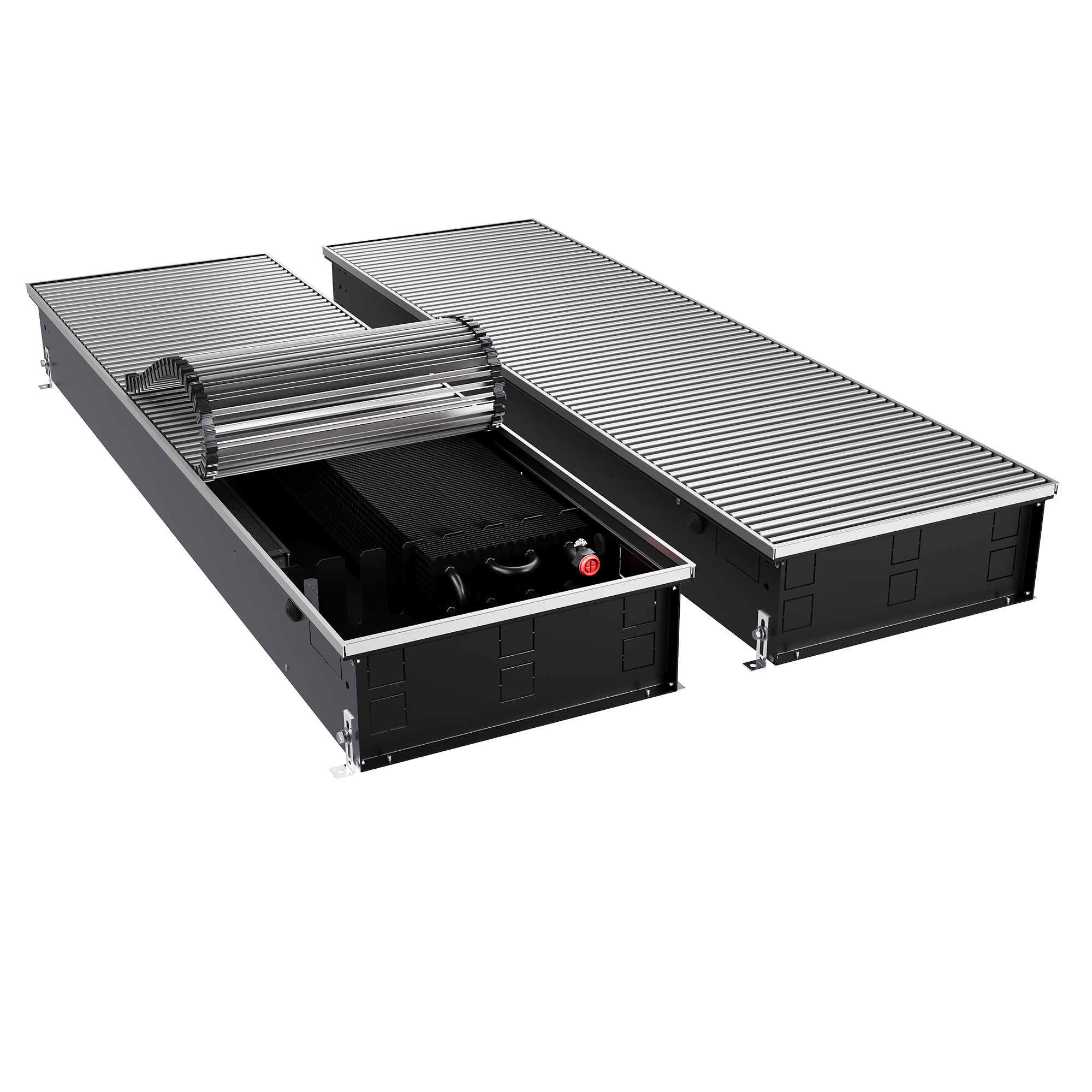 Конвектор внутрипольный Royal Thermo ATRIUM TURBO-150/400/2500-DG-U-NA