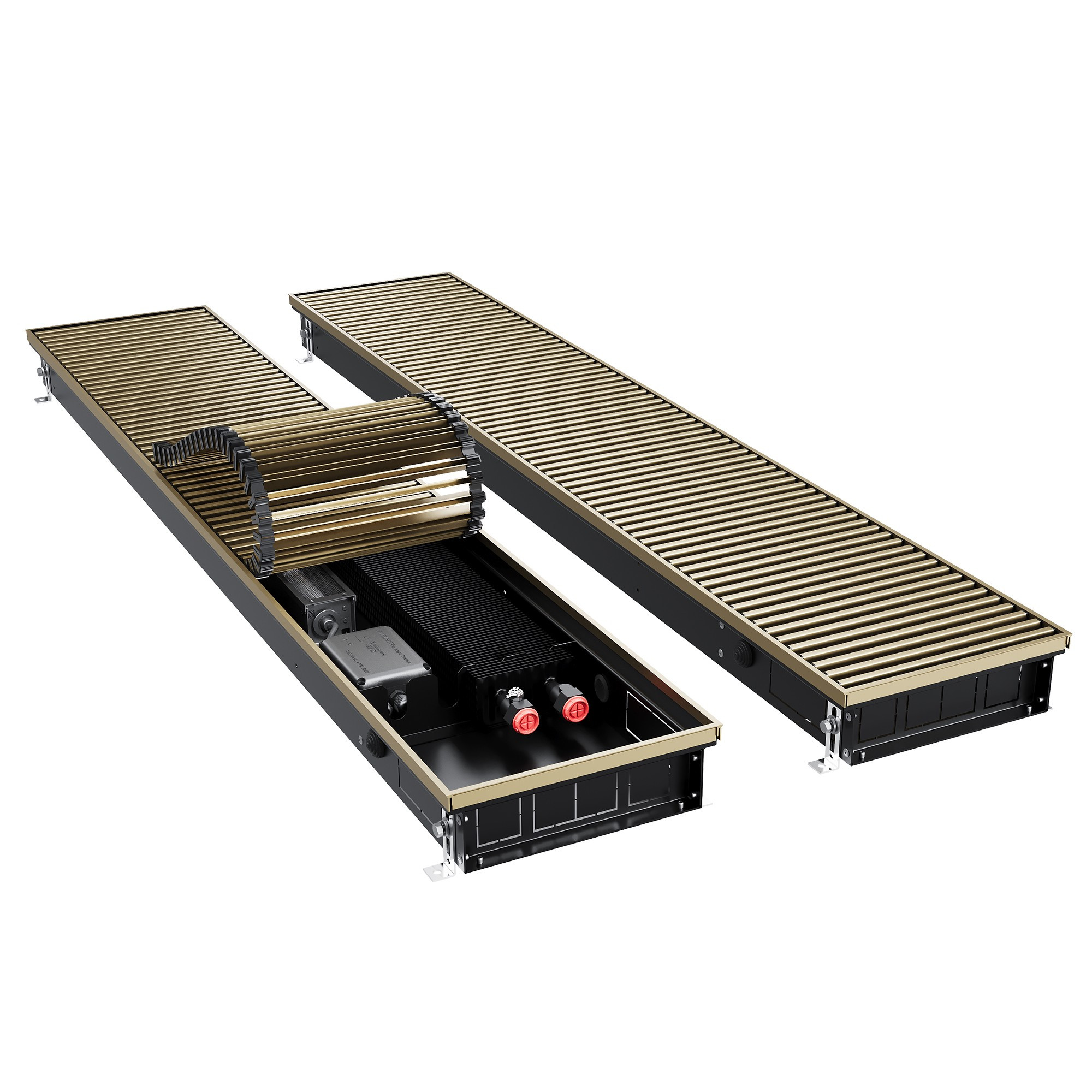 Конвектор внутрипольный Royal Thermo ATRIUM TURBO-80/250/1500-DG-U-AU