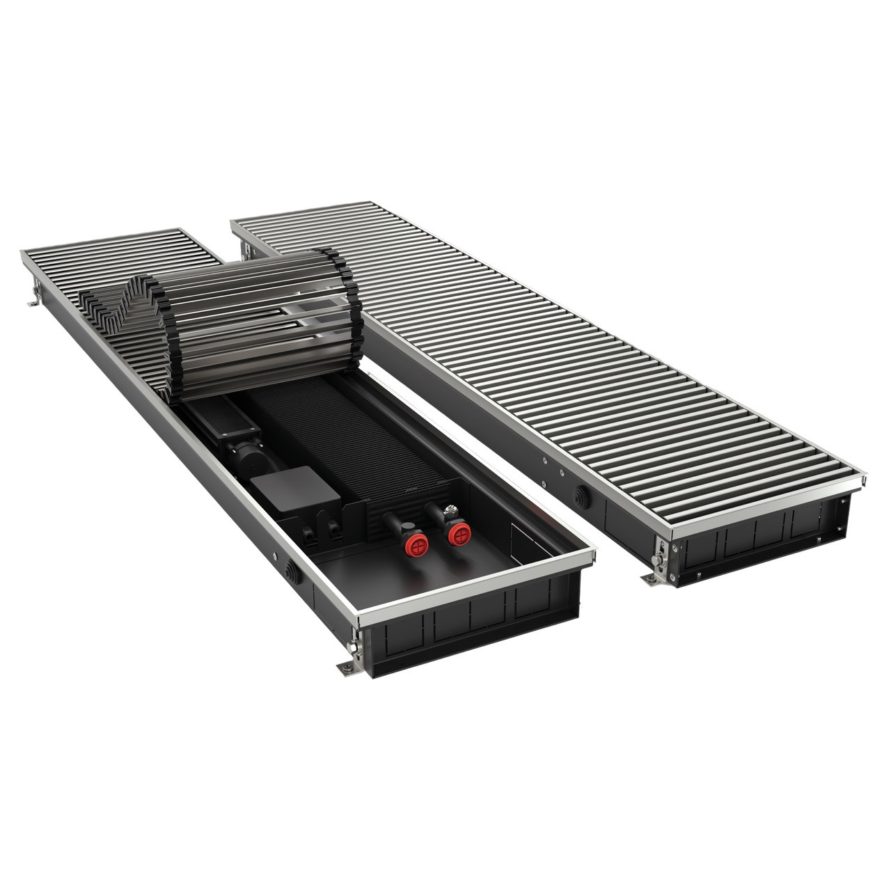Конвектор внутрипольный Royal Thermo ATRIUM TURBO-80/180/2300-DG-U-NA