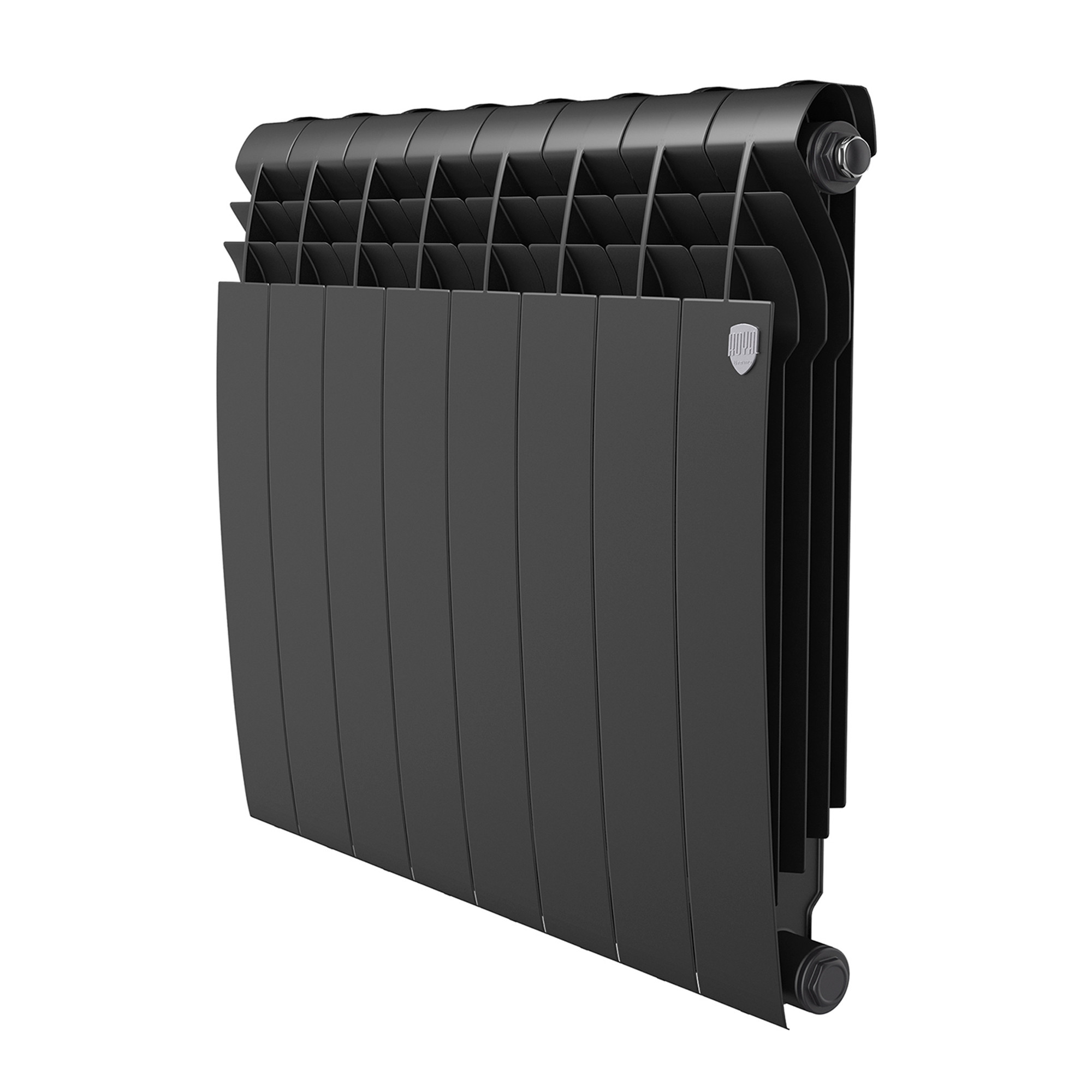Радиатор биметаллический Royal Thermo BILINER B 500 Чёрный - 8 секц.