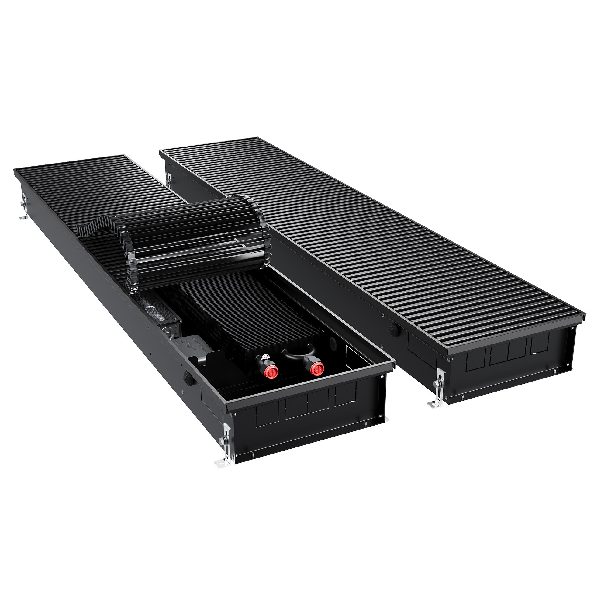 Конвектор внутрипольный Royal Thermo ATRIUM TURBO-110/300/1000-DG-U-BL